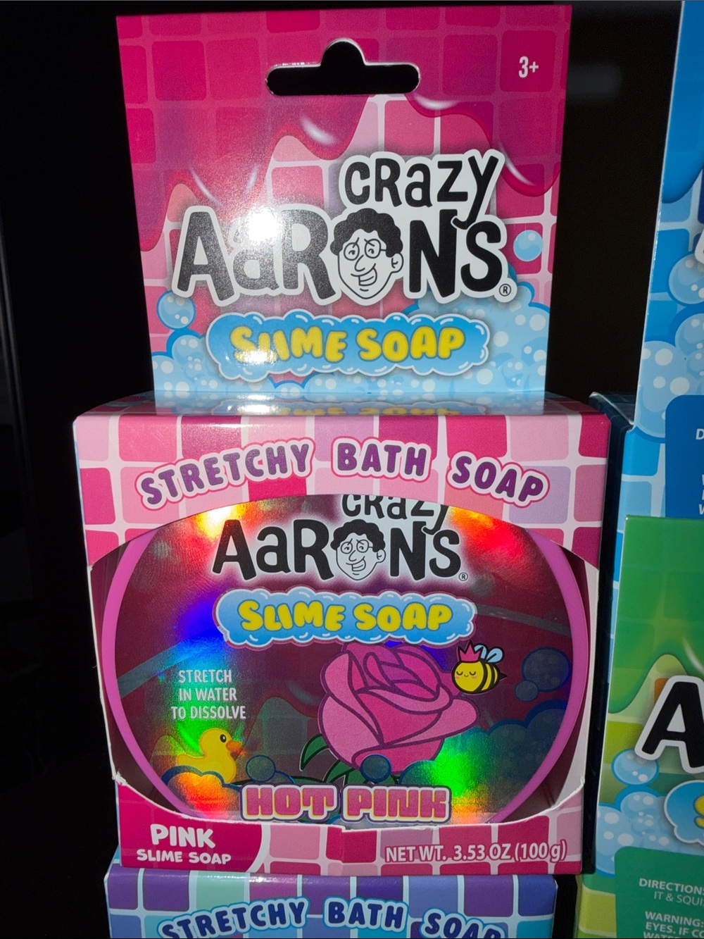 FOUR 4 Crazy Aarons Slime Soap Kids Bath Stretchy Soap - Picture 4 of 7